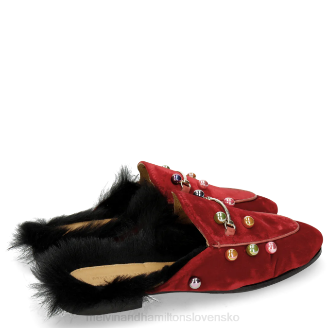 Melvin & Hamilton ženy scarlett 4 B0T21751 muly červená