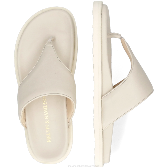 Melvin & Hamilton ženy wilma 10 B0T21699 muly biely