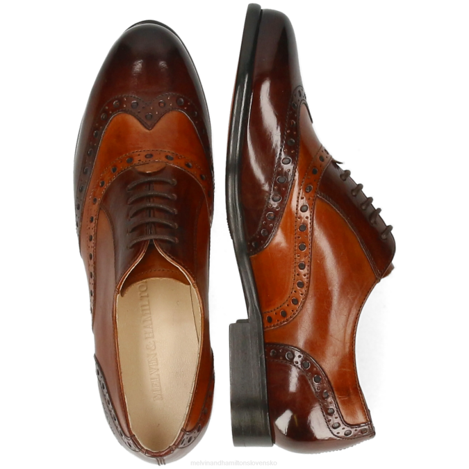 Melvin & Hamilton ženy selina 24 B0T21277 oxfordské topánky hnedá