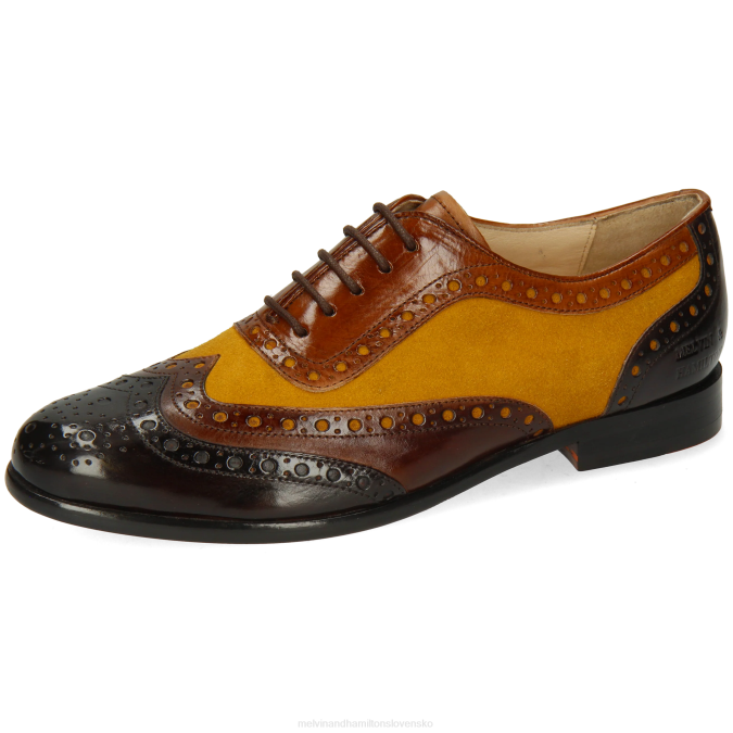 Melvin & Hamilton ženy selina 56 B0T21275 oxfordské topánky hnedá