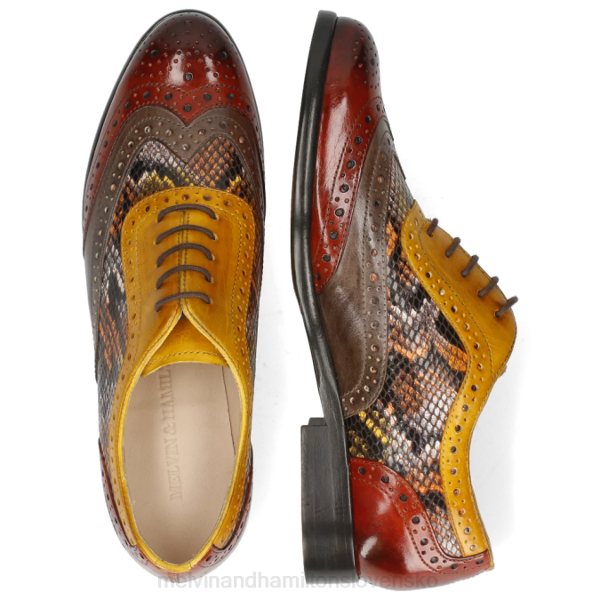 Melvin & Hamilton ženy selina 56 B0T21288 oxfordské topánky multi