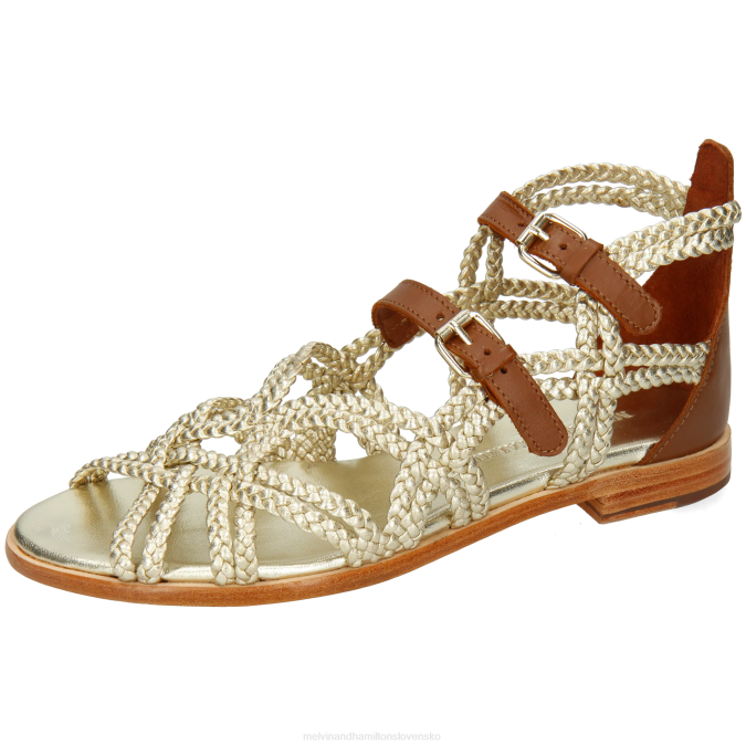 Melvin & Hamilton ženy Sandra 48 B0T21908 sandále striebro