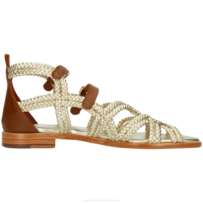 Melvin & Hamilton ženy Sandra 48 B0T21908 sandále striebro