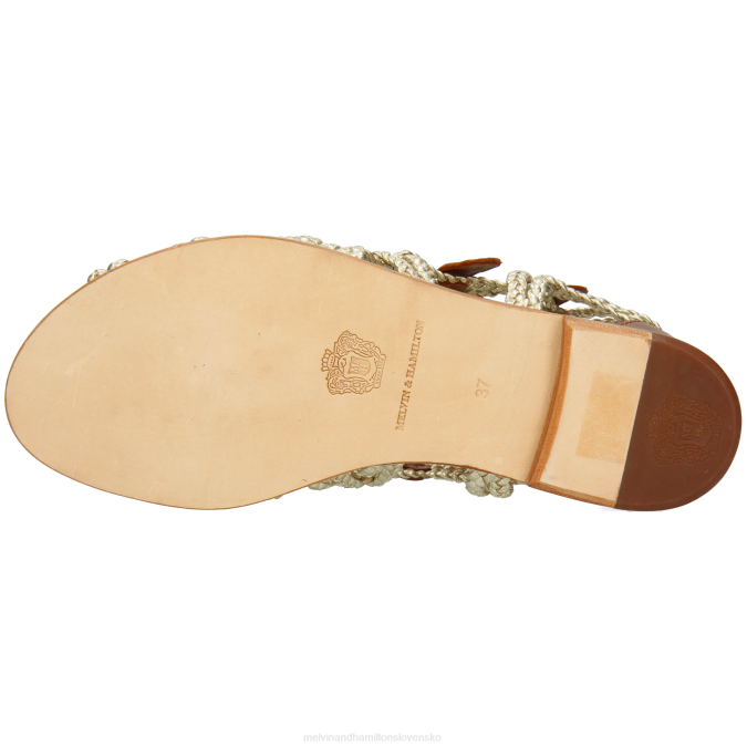 Melvin & Hamilton ženy Sandra 48 B0T21908 sandále striebro