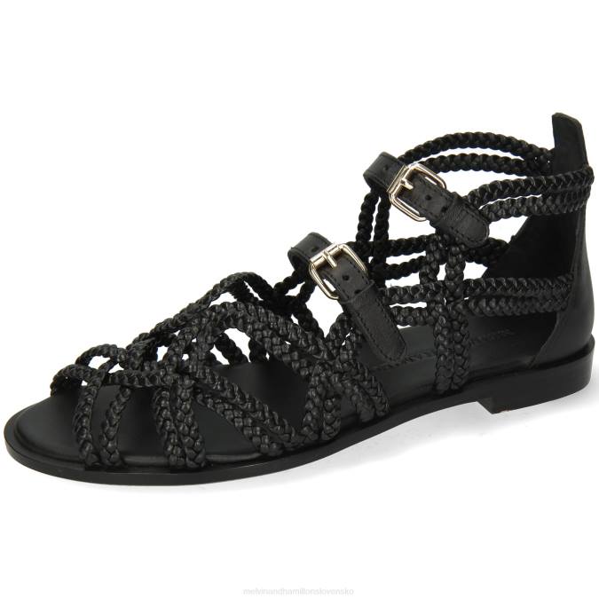 Melvin & Hamilton ženy Sandra 48 B0T21911 sandále čierna