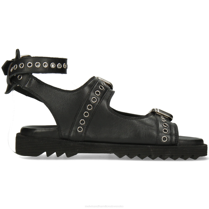 Melvin & Hamilton ženy Wilma 37 B0T21935 sandále čierna