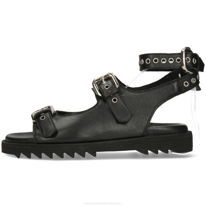 Melvin & Hamilton ženy Wilma 37 B0T21935 sandále čierna