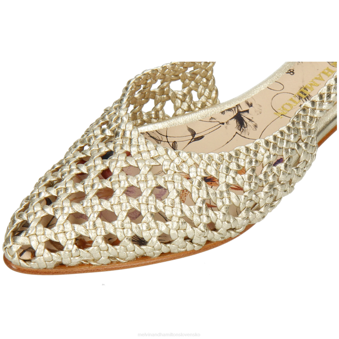 Melvin & Hamilton ženy alexa 27 B0T21893 sandále zlato