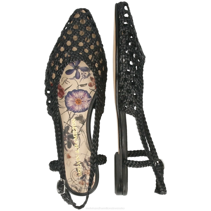 Melvin & Hamilton ženy alexa 27 B0T21904 sandále čierna