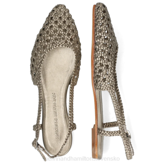 Melvin & Hamilton ženy alexa 27 B0T21915 sandále striebro