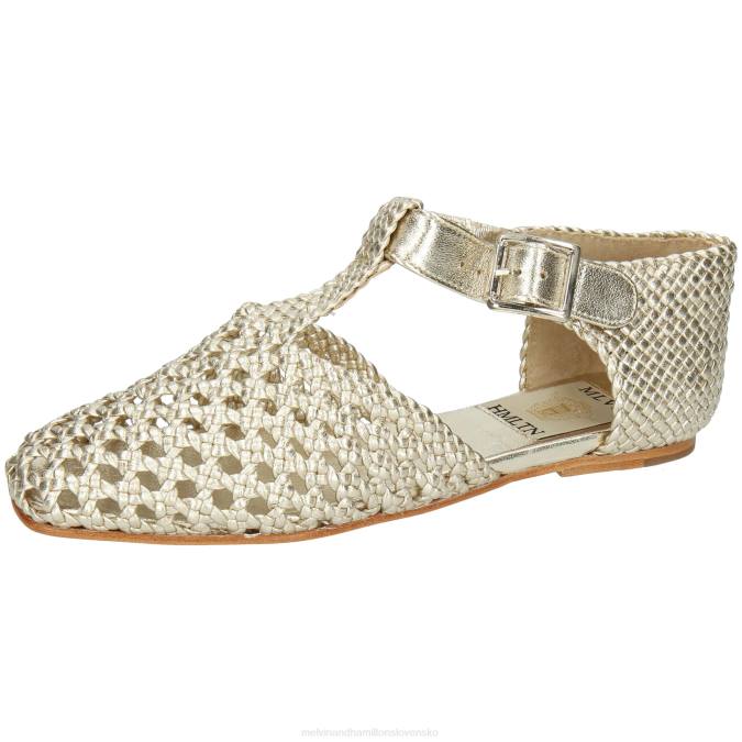 Melvin & Hamilton ženy melly 13 B0T21913 sandále zlato
