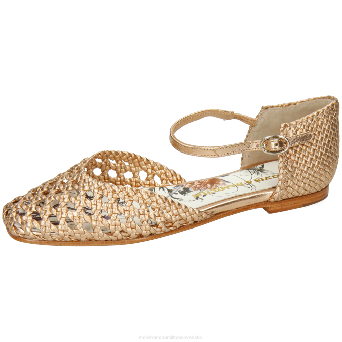 Melvin & Hamilton ženy melly 9 B0T21898 sandále zlato