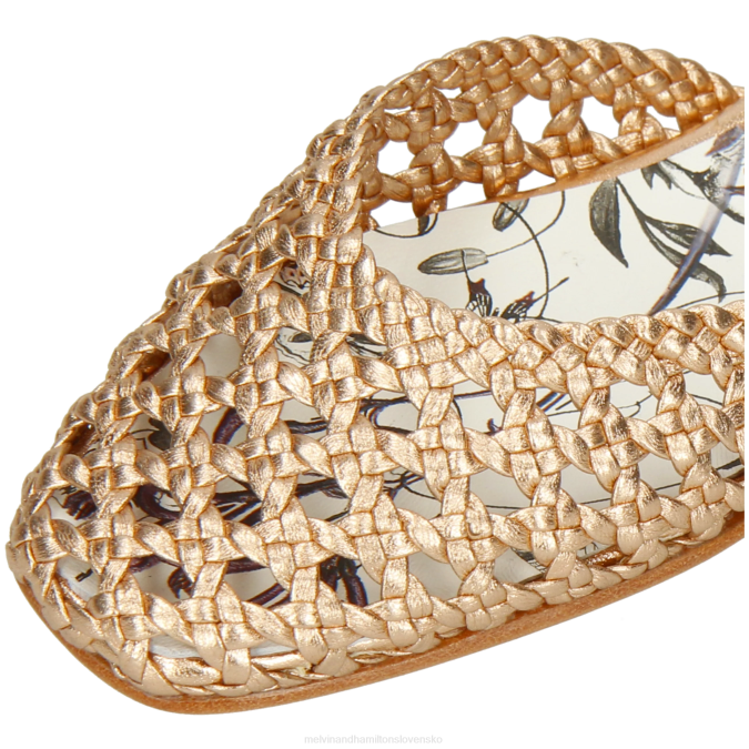 Melvin & Hamilton ženy melly 9 B0T21898 sandále zlato