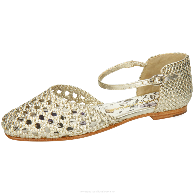 Melvin & Hamilton ženy melly 9 B0T21907 sandále zlato