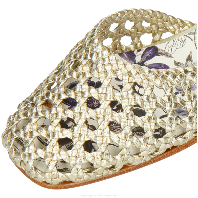 Melvin & Hamilton ženy melly 9 B0T21907 sandále zlato