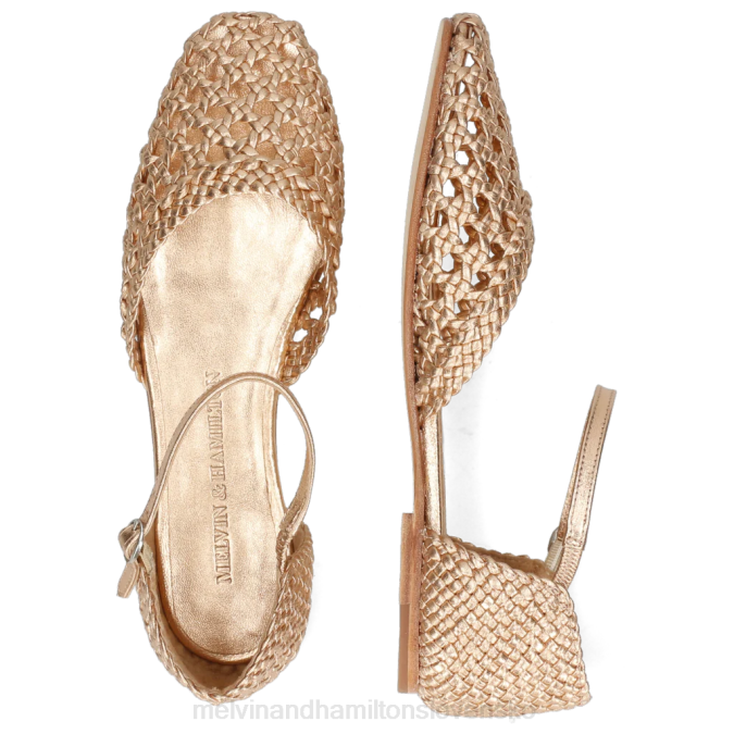 Melvin & Hamilton ženy melly 9 B0T21923 sandále bronz