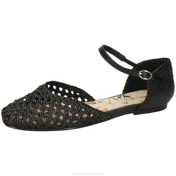 Melvin & Hamilton ženy melly 9 B0T21937 sandále čierna