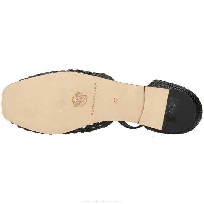 Melvin & Hamilton ženy melly 9 B0T21937 sandále čierna
