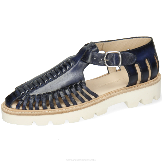 Melvin & Hamilton ženy molly 17 B0T21941 sandále Modrá