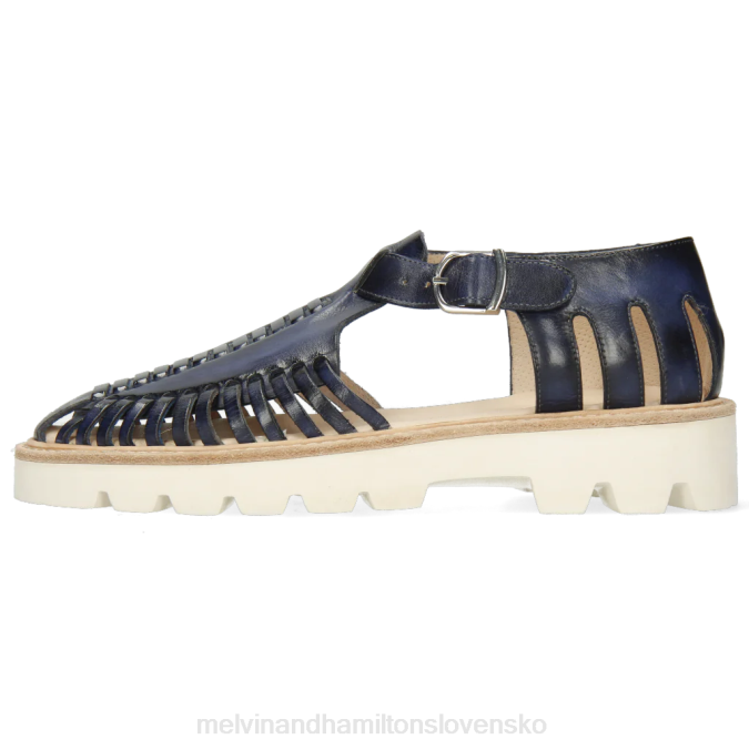 Melvin & Hamilton ženy molly 17 B0T21941 sandále Modrá