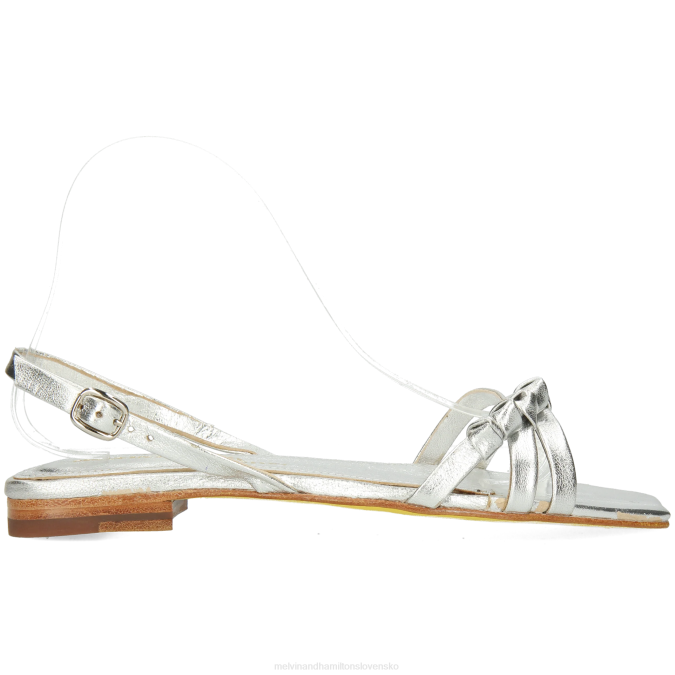 Melvin & Hamilton ženy potok 1 B0T21924 sandále striebro