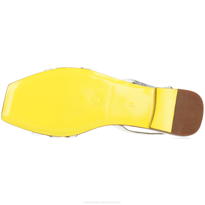 Melvin & Hamilton ženy potok 1 B0T21924 sandále striebro