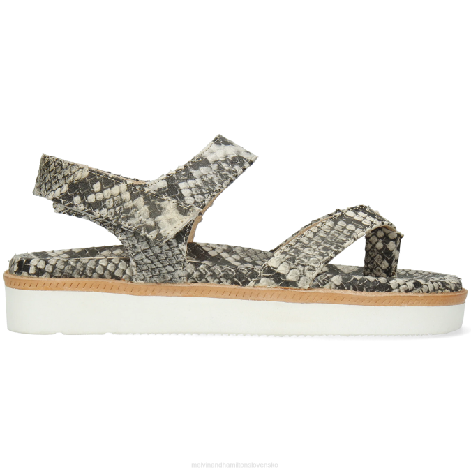 Melvin & Hamilton ženy wilma 7 B0T21932 sandále sivá