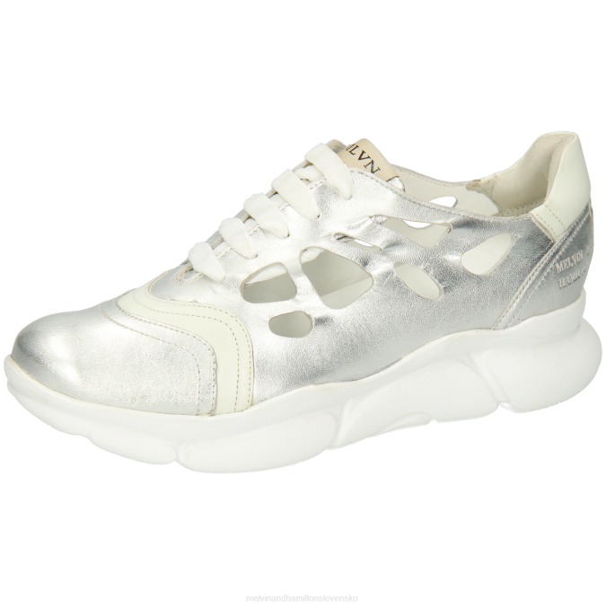 Melvin & Hamilton ženy apríl 2 B0T21815 tenisky striebro