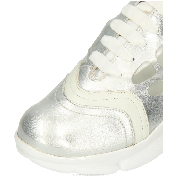 Melvin & Hamilton ženy apríl 2 B0T21815 tenisky striebro