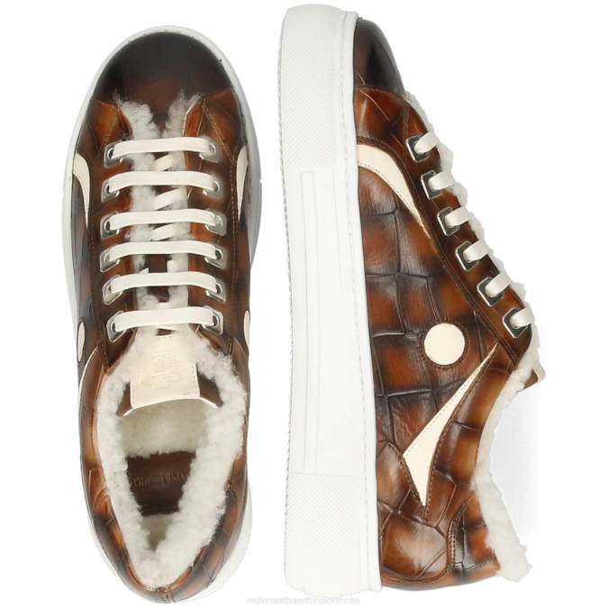Melvin & Hamilton ženy jantárová 4 B0T21828 tenisky hnedá