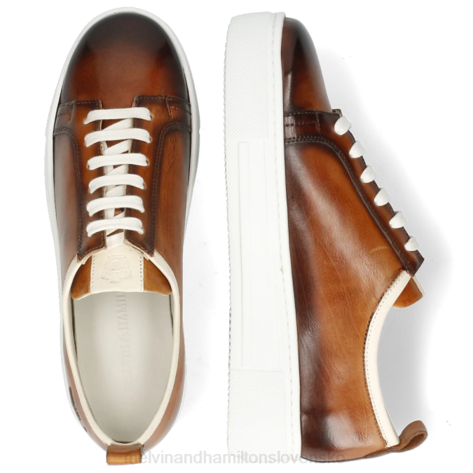 Melvin & Hamilton ženy jantárová 6 B0T21867 tenisky hnedá